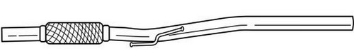 Tubo gas scarico per - 73,