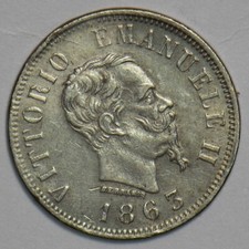 Italy 1863 50 Centesimi 298268