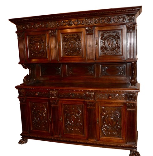 Elegante credenza con alzata - con,