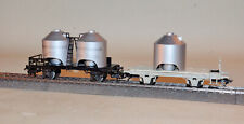 MÄRKLIN - DUE Carri CISTERNA per POLVERE di CARBONE - senza scatole originali