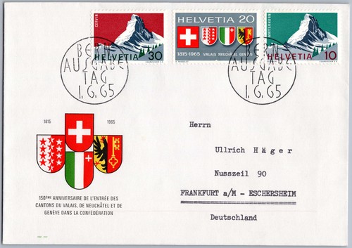 Svizzera fdc berna 1965 - fdc,