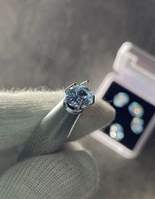 Pietra Gemma Acquamarina Naturale Taglio Ovale 2.5 Carati 1 Pc