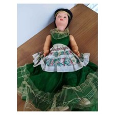 Bambola anni 40 articolata con