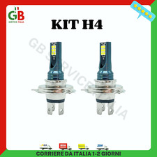KIT LAMPADINE LAMPADE A LED DA PER AUTO H4 LUCE FREDDA LUCI DIURNE DI POSIZIONE