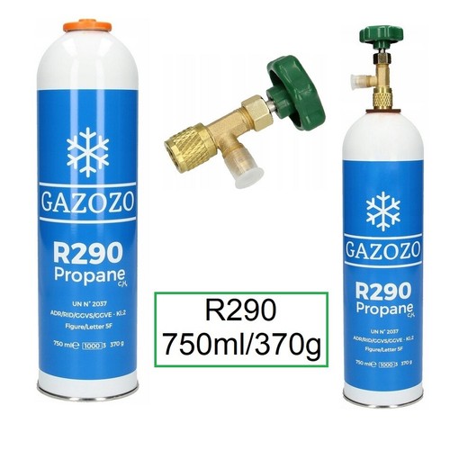 Refrigerante r290 370g - r290,