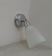 Applique faretto cromato in