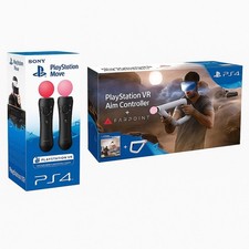  2 Move Motion con base di ricarica|+AIM VR Gun| Sony PlayStation 4