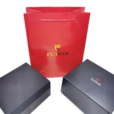 Tudor black watch box set - box,