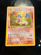 Carta Charizard Set Base Italiano Prima Edizione