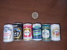 6 MINI LATTINE DI BIRRA - OTTIME CONDIZIONI - ANNI 90