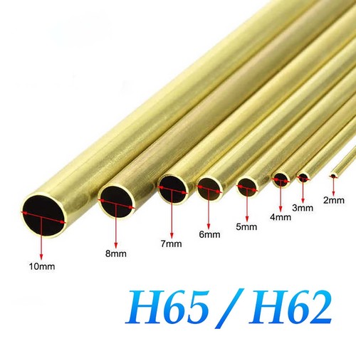 Tubo ottone 8mm 0 9mm - ottone, 0,9mm