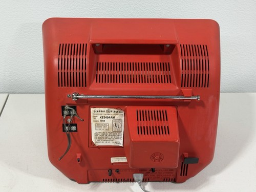 Mcm red general electric - tv,