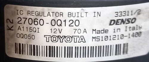 5705nn alternatore citroen - 5705nn, c1