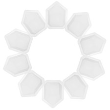  10 Pezzi Bilancia da Laboratorio Pesa Polvere Padelle Alluminio Piccola Barca Laboratorio Peso