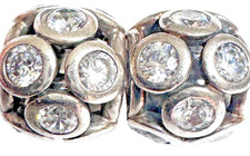 (Pair) Pandora Sterling Silver