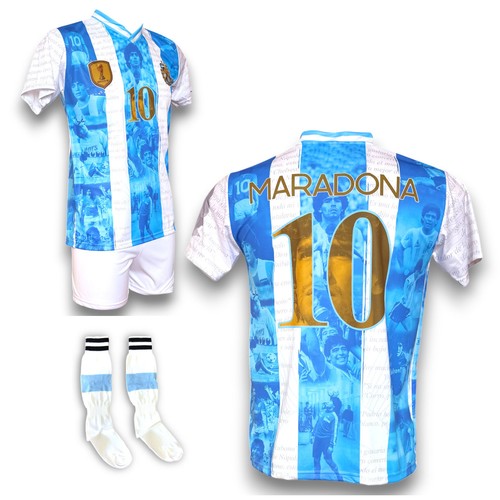Kit maglia maradona - maglia,