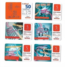 WIND - SCHEDE PER RICARICHE TELEFONICHE -