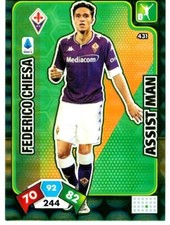 CHIESA - card ASSIST MAN Fiorentina ADRENALYN XL 431 Calciatori PANINI 2020-21