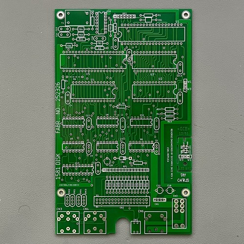 Commodore 1581 pcb replica - commodore,