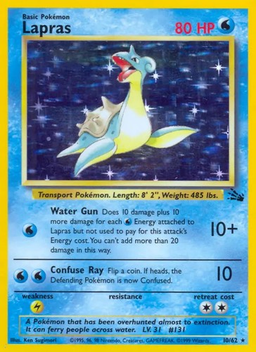 Lapras pokemon - -,