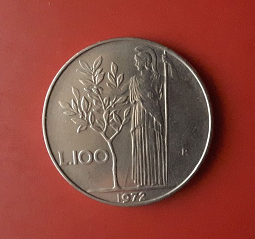 100 lire 1972 errore barra - -barra, in