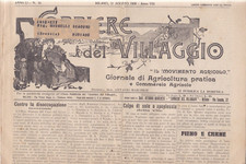 X3b -  CORRIERE DEL VILLAGGIO Nr. 35 - 31 Agosto 1930 - Fieno e Carne