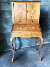 Antica ed Elegante Ribaltina con Alzata e Intarsi- Restaurata (in corso d'opera)