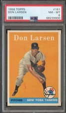 1958 TOPPS #161 DON LARSEN PSA