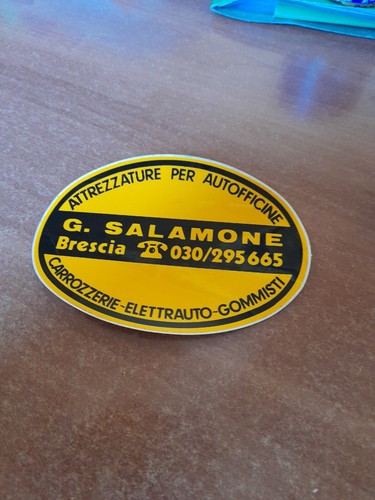 Adesivo vintage salamone - vintage, g.salamone