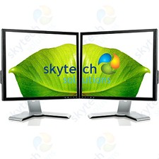 2x 17" monitor economico VGA