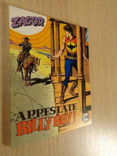 Zagor scritta rossa - scritta, n.120