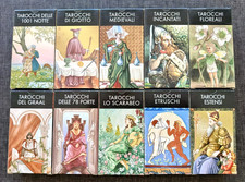 Lotto di 10 mazzi completi di TAROCCHI LO SCARABEO - COME NUOVI