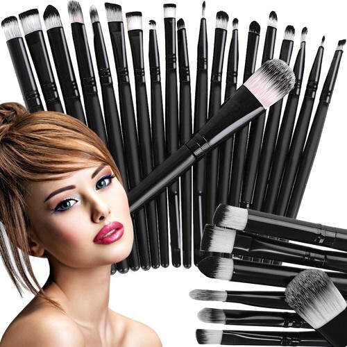 Set pennelli trucco viso - set,