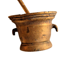 Piccolo Mortaio In Bronzo