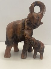 Legno Elefante Intagliata