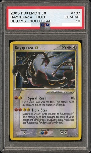 2005 pokemon rayquaza - 2005, gold
