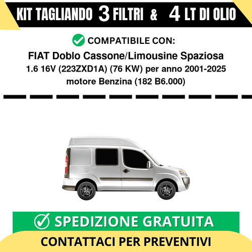 Tagliando per fiat doblo - tagliando,