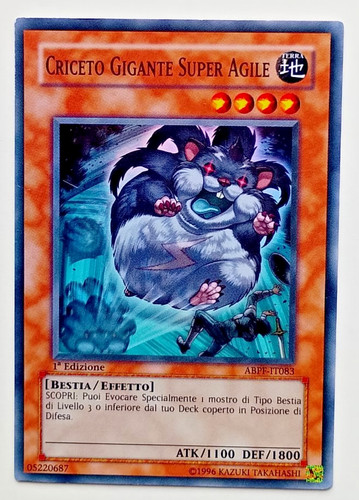 Criceto gigante - yu-gi,