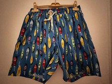 Cotazur Costume Mare Uomo multicolore con motoscafi  Tg L new original 