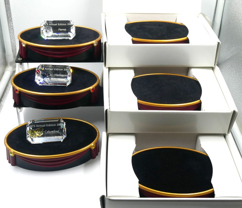 Targa supporti cristallo - e,