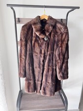 pelliccia visone marrone