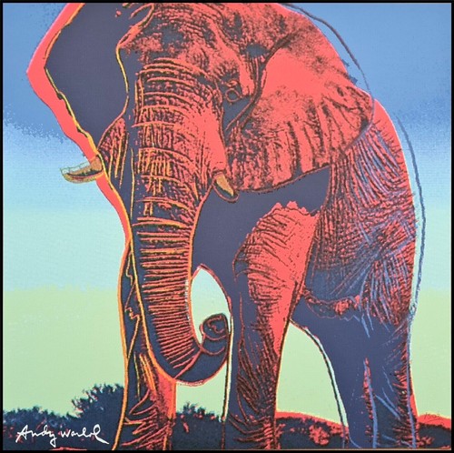 Andy warhol elefante - warhol, *