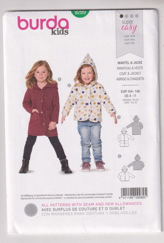 9289 burda cappotto - cappotto, giacca