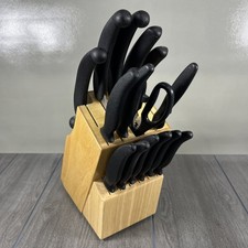 14 Piece Knife Set W/ Wood