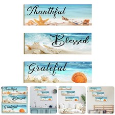  3 Pcs Arredamento Tema Spiaggia Decorazioni Murali Per Soggiorno