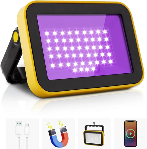 Luce nera led ricaricabile - led,