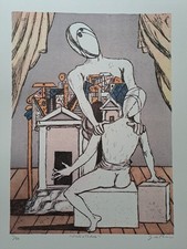 Firmato Giorgio De Chirico - Oreste e Pilade - Certificato