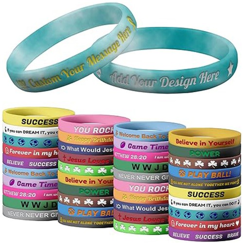 Braccialetti silicone - braccialetti,