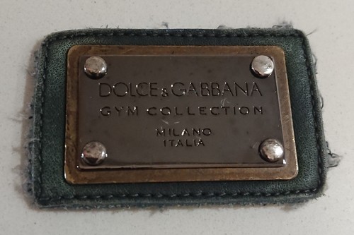Placca logo dolce - gabbana, in