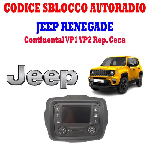 Codice sblocco autoradio - codice,